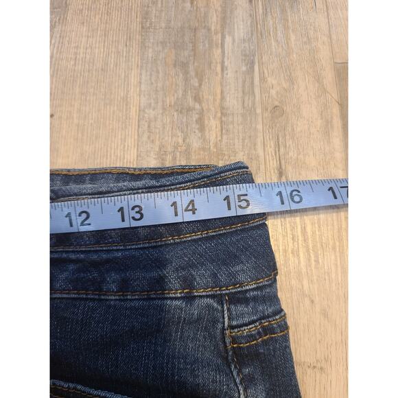 Blue spice size 9 juniors denim cuffed shorts - Picture 6 of 8